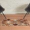 Edge Collections - 2' X 3' - Brown - Distressed Quatrefoil Pattern Area Rug for Cozy, Inviting Spaces - 1 Piece